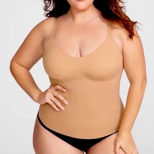 Honeylove Liftwear Cami Sand Nude Beige Shapewear, Size 2X
